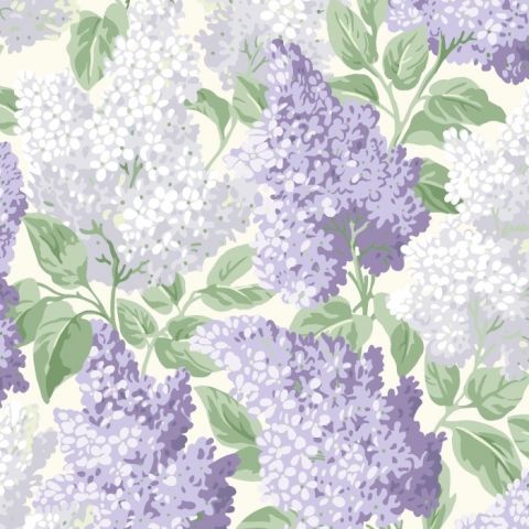 Cole & Son Botanical ~Botanica~ Lilac Syringa Vulgaris 115/1004