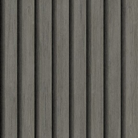 Dutch Wallcoverings First Class - Elements - Ribbvägg Black 11902