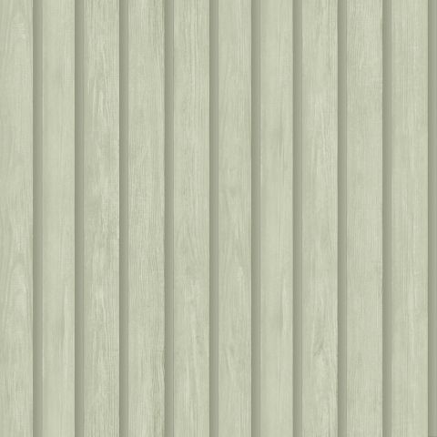 Dutch Wallcoverings - Dreamcatcher WoodSlat Green 13300