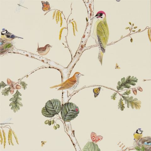 Sanderson Woodland Walk - Woodland Chorus Cream/Multi 215703