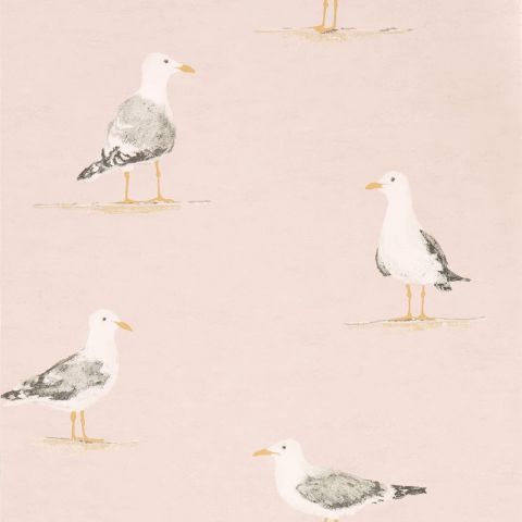 Sanderson Port Isaac Shore Birds Blush 216562