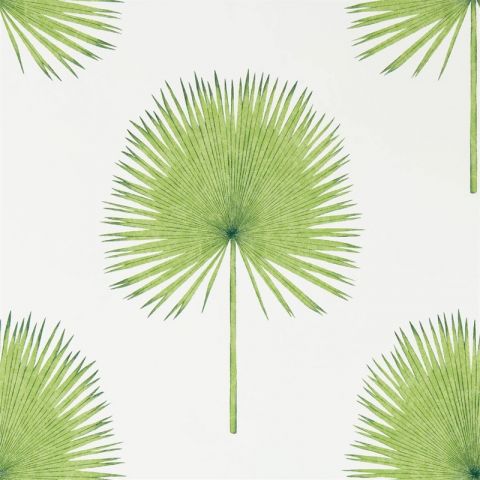 Sanderson The Glasshouse Fan Palm Botanical Green 216636