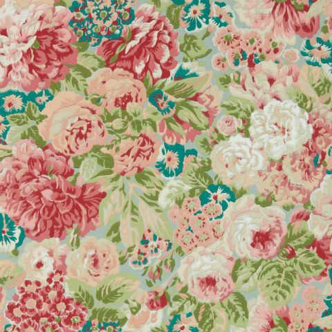 Sanderson One Sixty - Rose & Peony Blue Clay/Carmen LT 217029