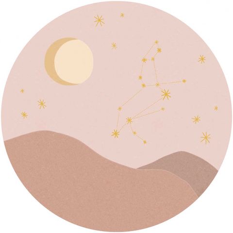 Eijffinger Explore Star Sign Circles - Leo Rose