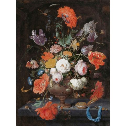 Dutch Wallcoverings Painted Memories II Still Life With Flowers II 8035