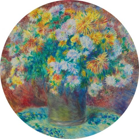 Painted Memories II Chrysanthemums 8081C