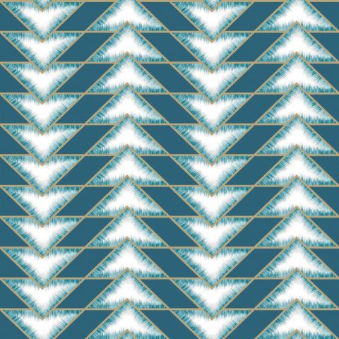 Dutch Wallcoverings First Class - Eiger Teal 90450