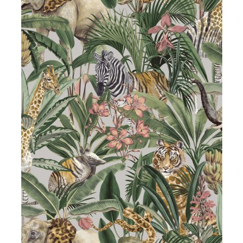Dutch Wallcoverings First Class Amazonia Serengetti Gilver 91314