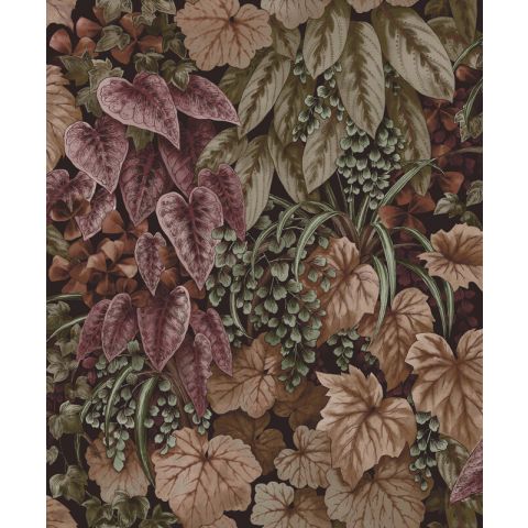 Dutch Wallcoverings First Class - Cascading Gardens - Cascading Garden Crimson 91360