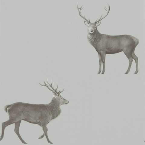 Sanderson Elysian Deer - Silver Grey 216619