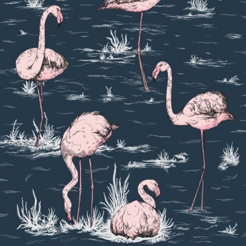 Cole & Son Icons Flamingos 112/11041