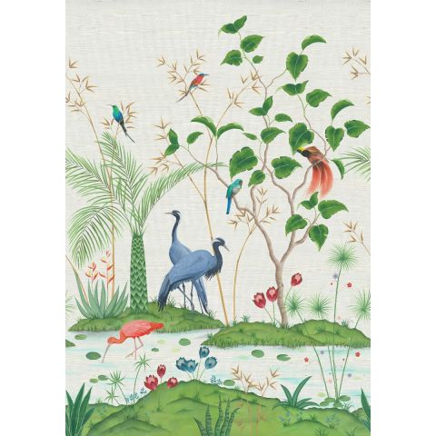 Osborne & Little Empyrea - Mirage Ivory Grasscloth W7610-02