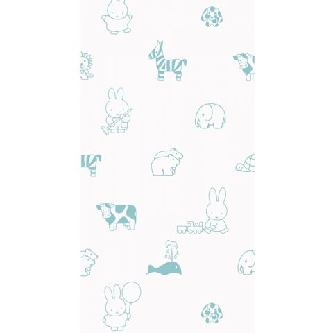 Nijntje - Miffy Animals Mint WP-505